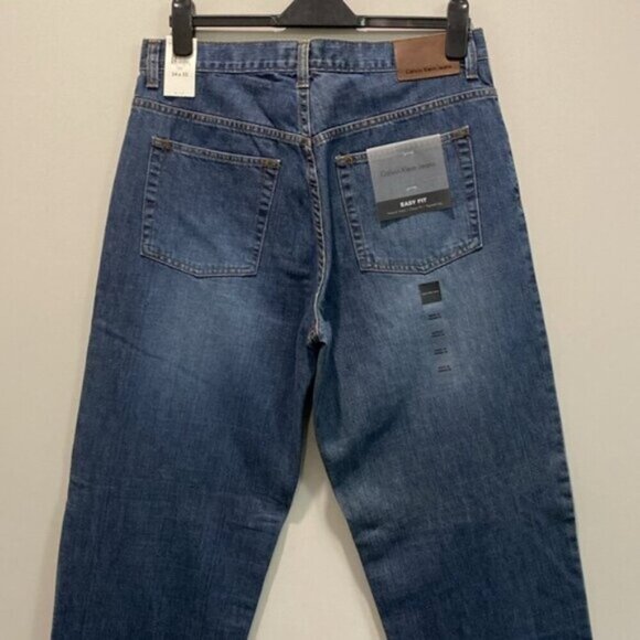 Calvin Klein Easy Fit Blue Jeans size 34 - Picture 9 of 14